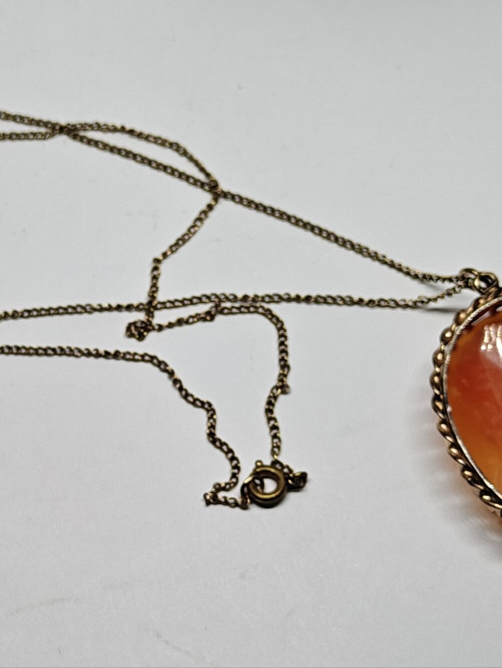 Vintage Antique Cameo Pendant Necklace - Picture 8 of 15
